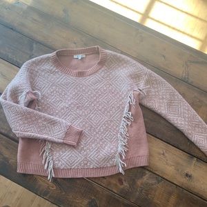 Madewell Wool Fringe Sweater